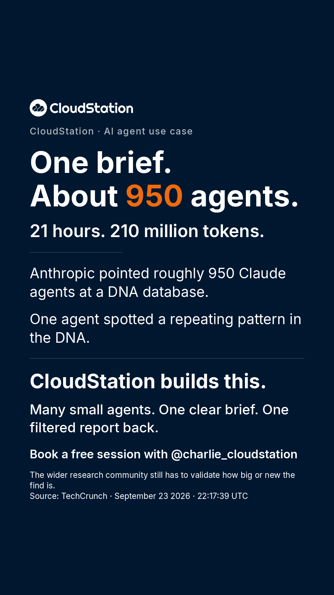 CloudStation Instagram Story, 2026-09-24